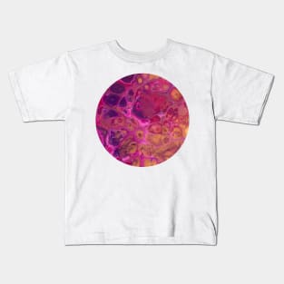 Pink Passion / Acrylic Pouring Kids T-Shirt